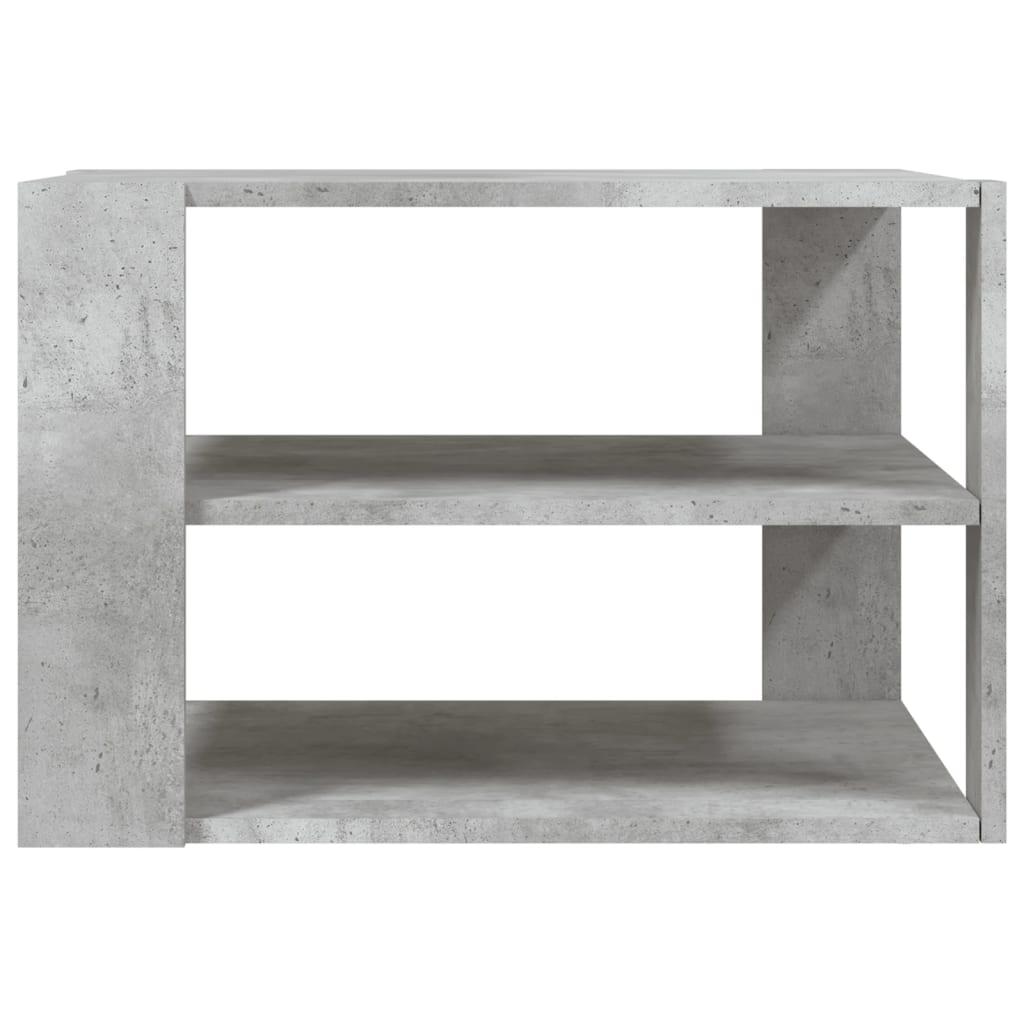 vidaXL Măsuță de cafea, gri beton, 59,5x59,5x40 cm, lemn compozit vidaXL Măsuță de cafea, gri beton, 59,5x59,5x40 cm, lemn compozit