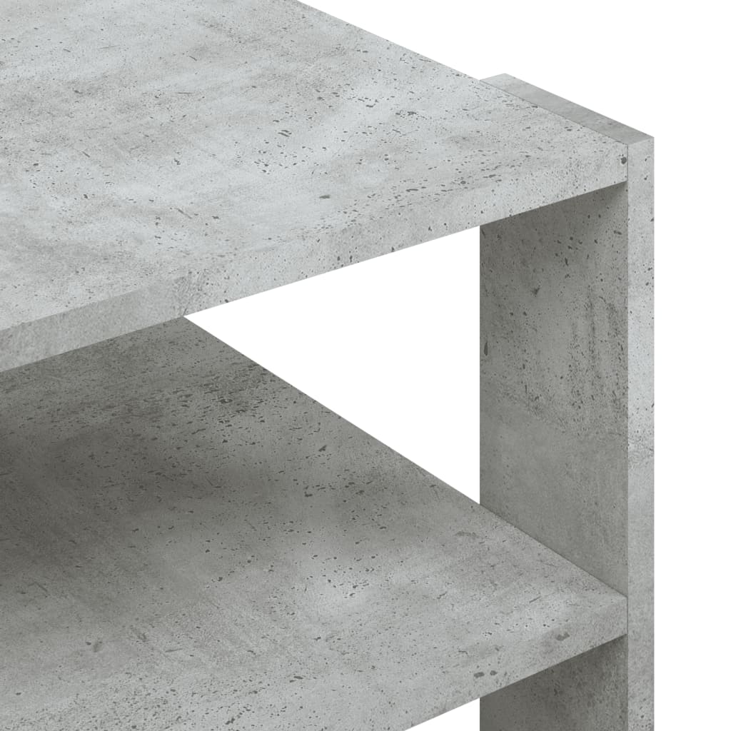 vidaXL Măsuță de cafea, gri beton, 59,5x59,5x40 cm, lemn compozit vidaXL Măsuță de cafea, gri beton, 59,5x59,5x40 cm, lemn compozit