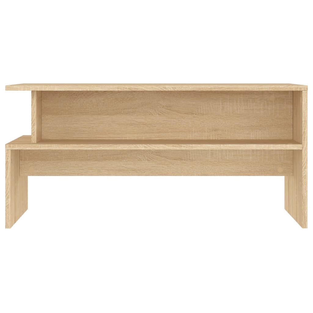 vidaXL Măsuță de cafea, stejar sonoma, 90x55x42,5 cm, lemn prelucrat