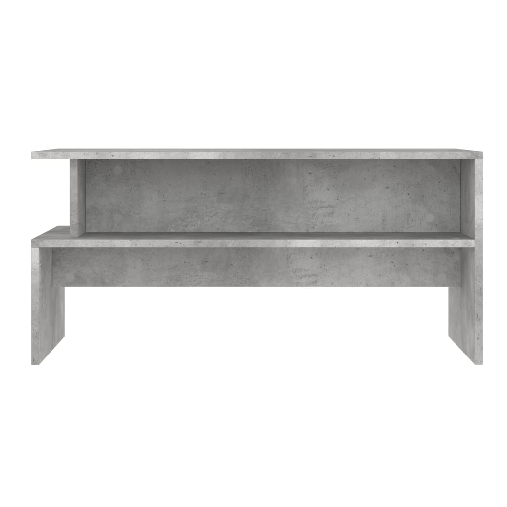 vidaXL Măsuță de cafea, gri beton, 90x55x42,5 cm, lemn prelucrat