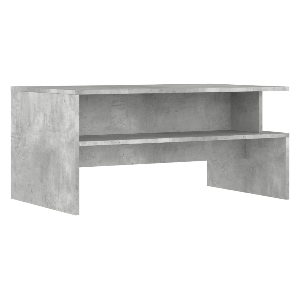 vidaXL Măsuță de cafea, gri beton, 90x55x42,5 cm, lemn prelucrat