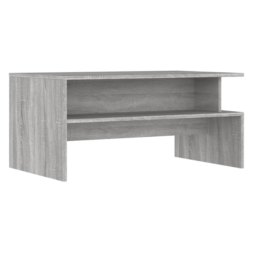 vidaXL Măsuță de cafea, gri sonoma, 90x55x42,5 cm, lemn prelucrat