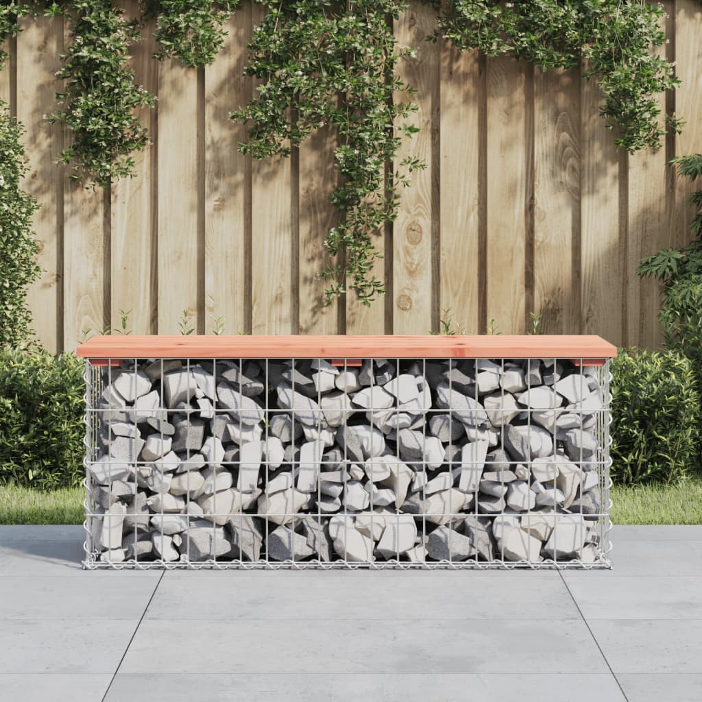 vidaXL Bancă de grădină, 103x31,5x42 cm, lemn masiv Douglas vidaXL Bancă de grădină, 103x31,5x42 cm, lemn masiv Douglas