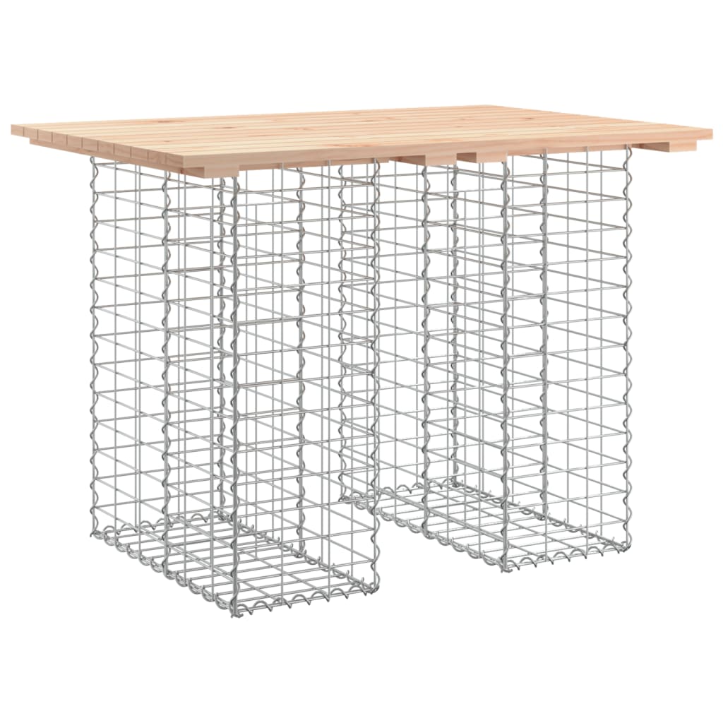 vidaXL Bancă de grădină, design gabion, 100x70x72cm, lemn masiv de pin