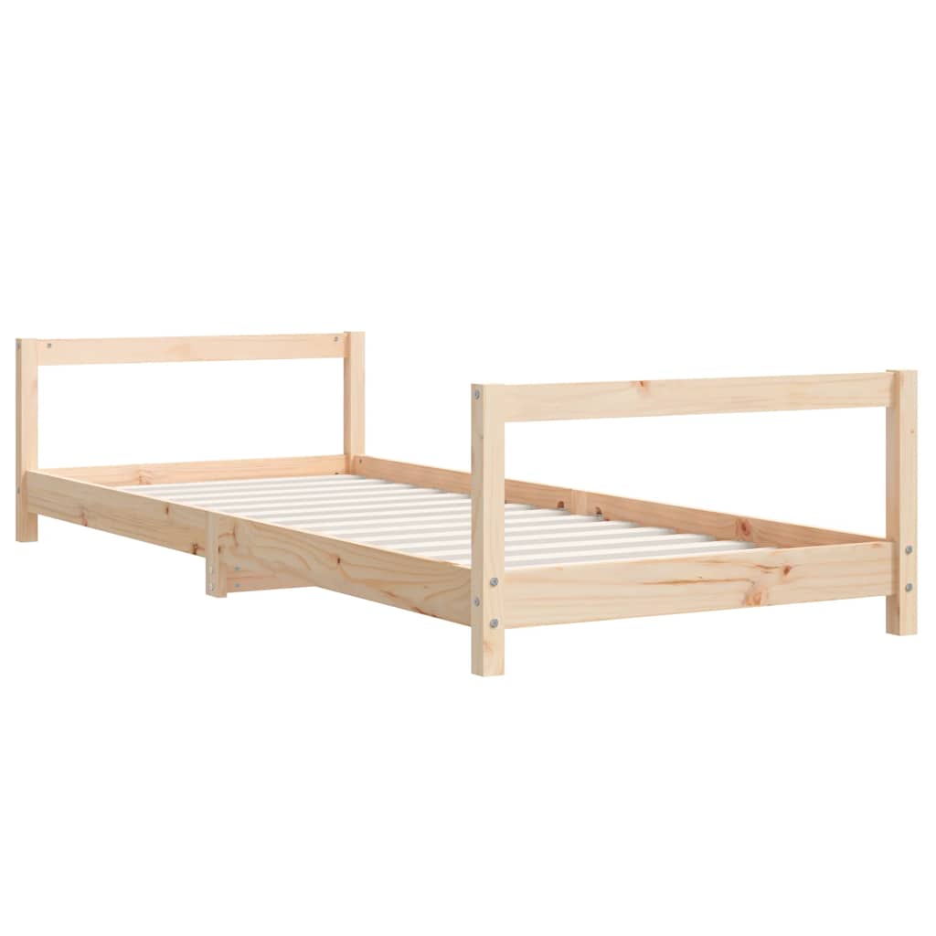 vidaXL Cadru de pat pentru copii, 80x200 cm, lemn masiv de pin