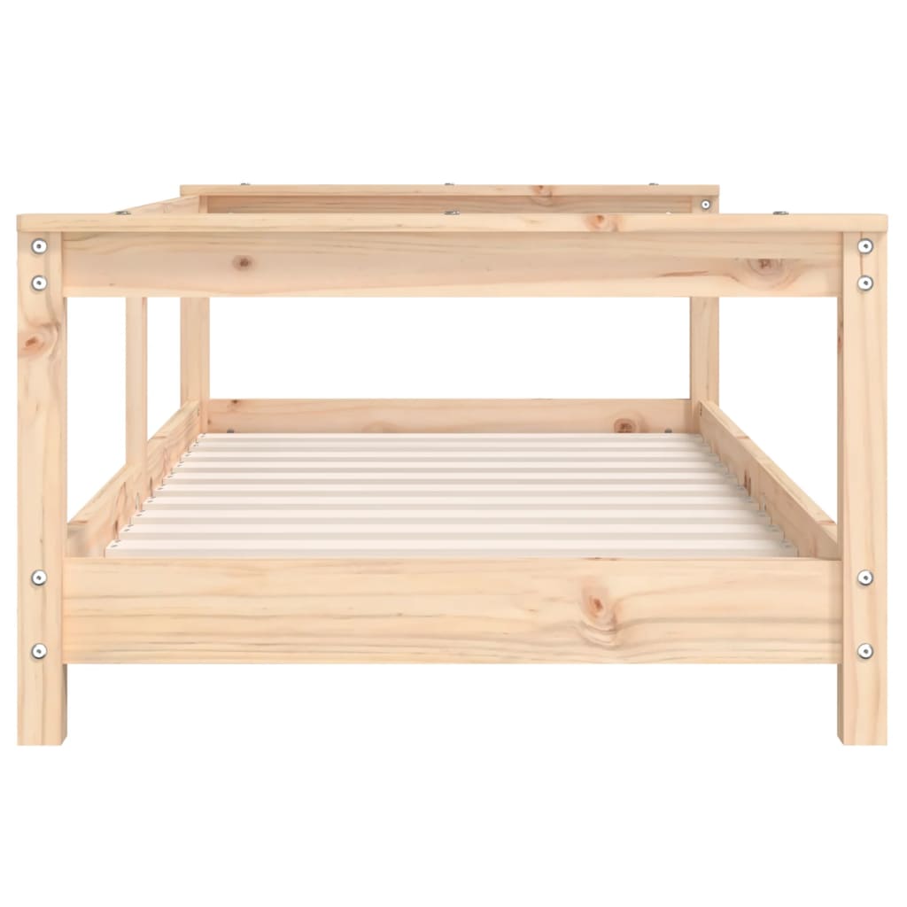 vidaXL Cadru de pat pentru copii, 70x140 cm, lemn masiv de pin vidaXL Cadru de pat pentru copii, 70x140 cm, lemn masiv de pin
