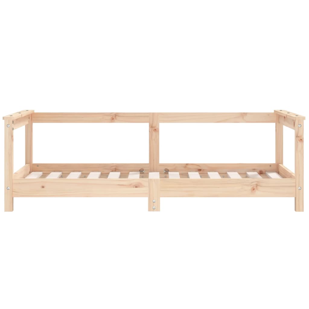 vidaXL Cadru de pat pentru copii, 70x140 cm, lemn masiv de pin vidaXL Cadru de pat pentru copii, 70x140 cm, lemn masiv de pin