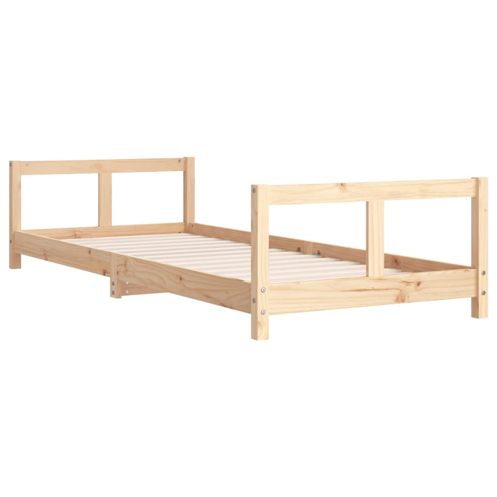 vidaXL Cadru de pat pentru copii, 80x200 cm, lemn masiv de pin vidaXL Cadru de pat pentru copii, 80x200 cm, lemn masiv de pin