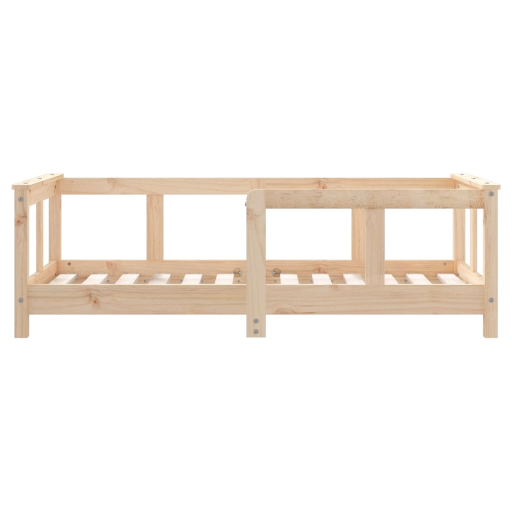 vidaXL Cadru de pat pentru copii, 70x140 cm, lemn masiv de pin vidaXL Cadru de pat pentru copii, 70x140 cm, lemn masiv de pin