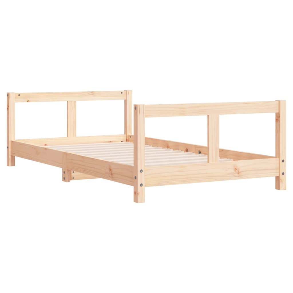 vidaXL Cadru de pat pentru copii, 80x160 cm, lemn masiv de pin vidaXL Cadru de pat pentru copii, 80x160 cm, lemn masiv de pin
