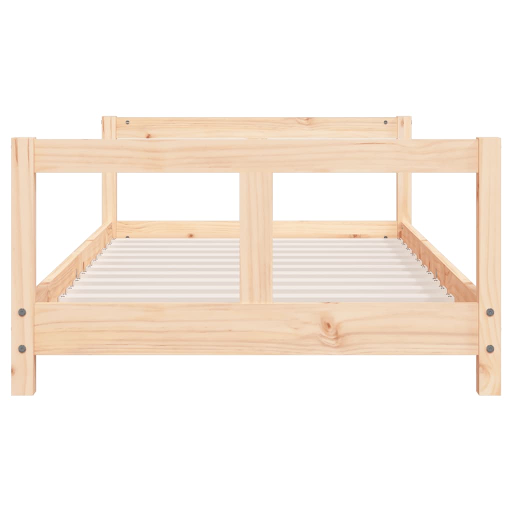 vidaXL Cadru de pat pentru copii, 80x160 cm, lemn masiv de pin vidaXL Cadru de pat pentru copii, 80x160 cm, lemn masiv de pin