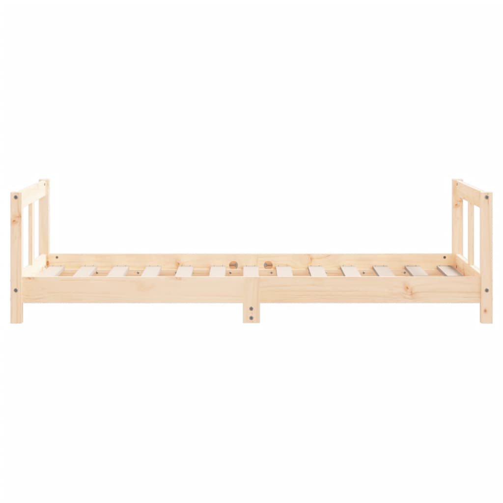 vidaXL Cadru de pat pentru copii, 80x160 cm, lemn masiv de pin vidaXL Cadru de pat pentru copii, 80x160 cm, lemn masiv de pin