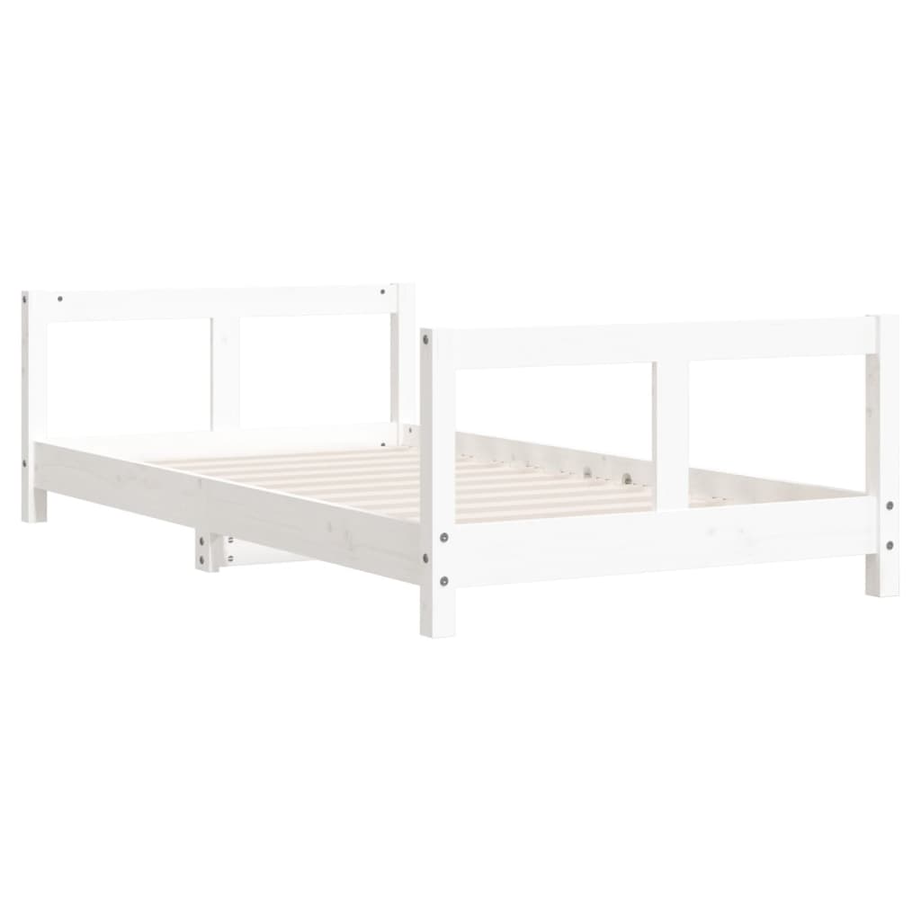 vidaXL Cadru de pat pentru copii, 80x160 cm, lemn masiv de pin vidaXL Cadru de pat pentru copii, 80x160 cm, lemn masiv de pin