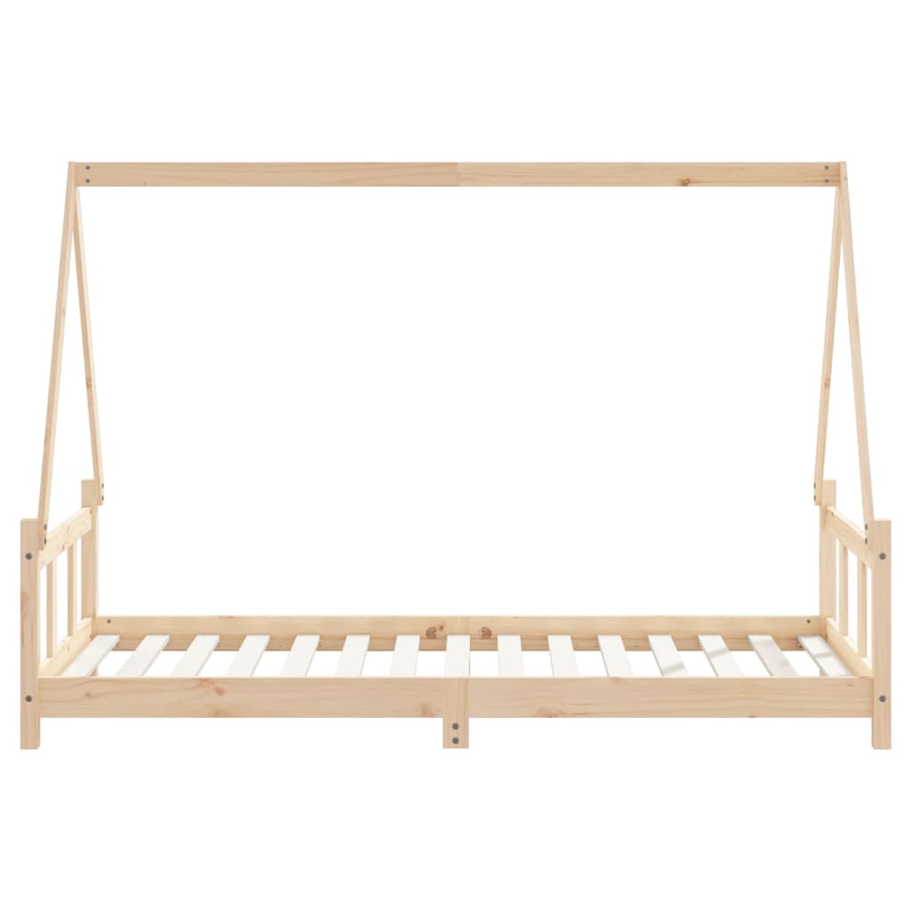 vidaXL Cadru de pat pentru copii, 90x190 cm, lemn masiv de pin vidaXL Cadru de pat pentru copii, 90x190 cm, lemn masiv de pin