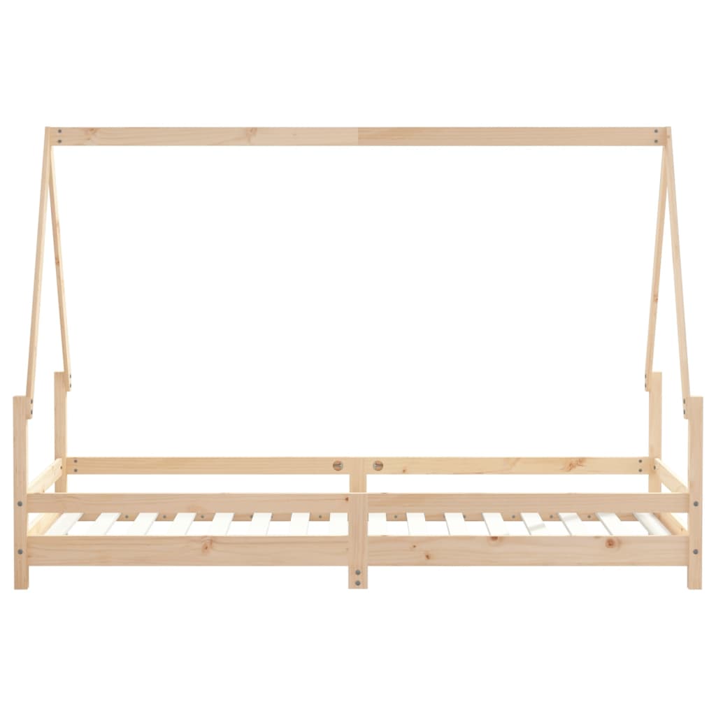 vidaXL Cadru de pat pentru copii, 80x200 cm, lemn masiv de pin vidaXL Cadru de pat pentru copii, 80x200 cm, lemn masiv de pin