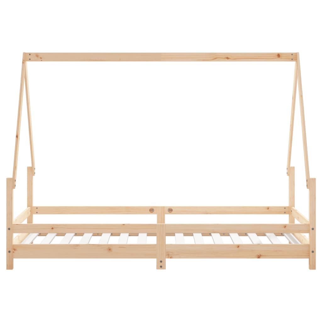 vidaXL Cadru de pat pentru copii, 90x190 cm, lemn masiv de pin