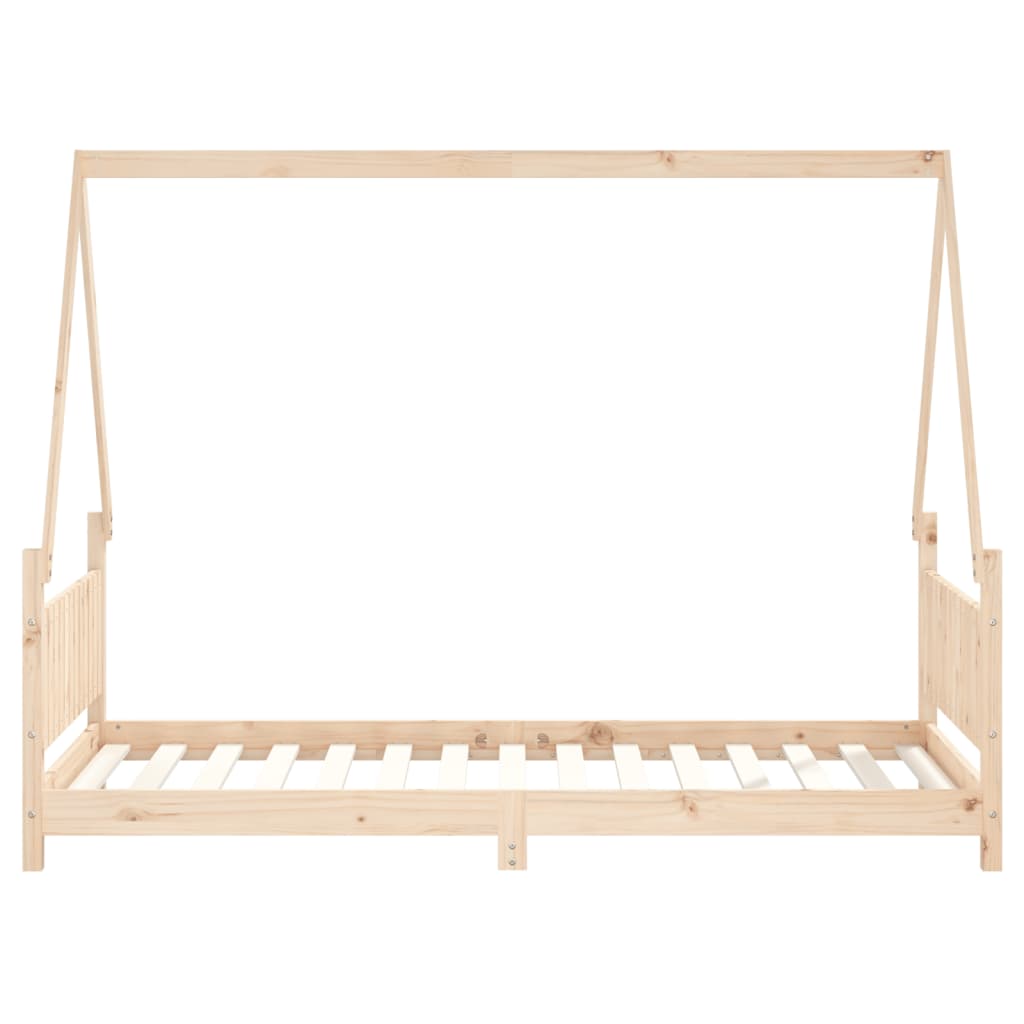 vidaXL Cadru de pat pentru copii, 90x190 cm, lemn masiv de pin vidaXL Cadru de pat pentru copii, 90x190 cm, lemn masiv de pin