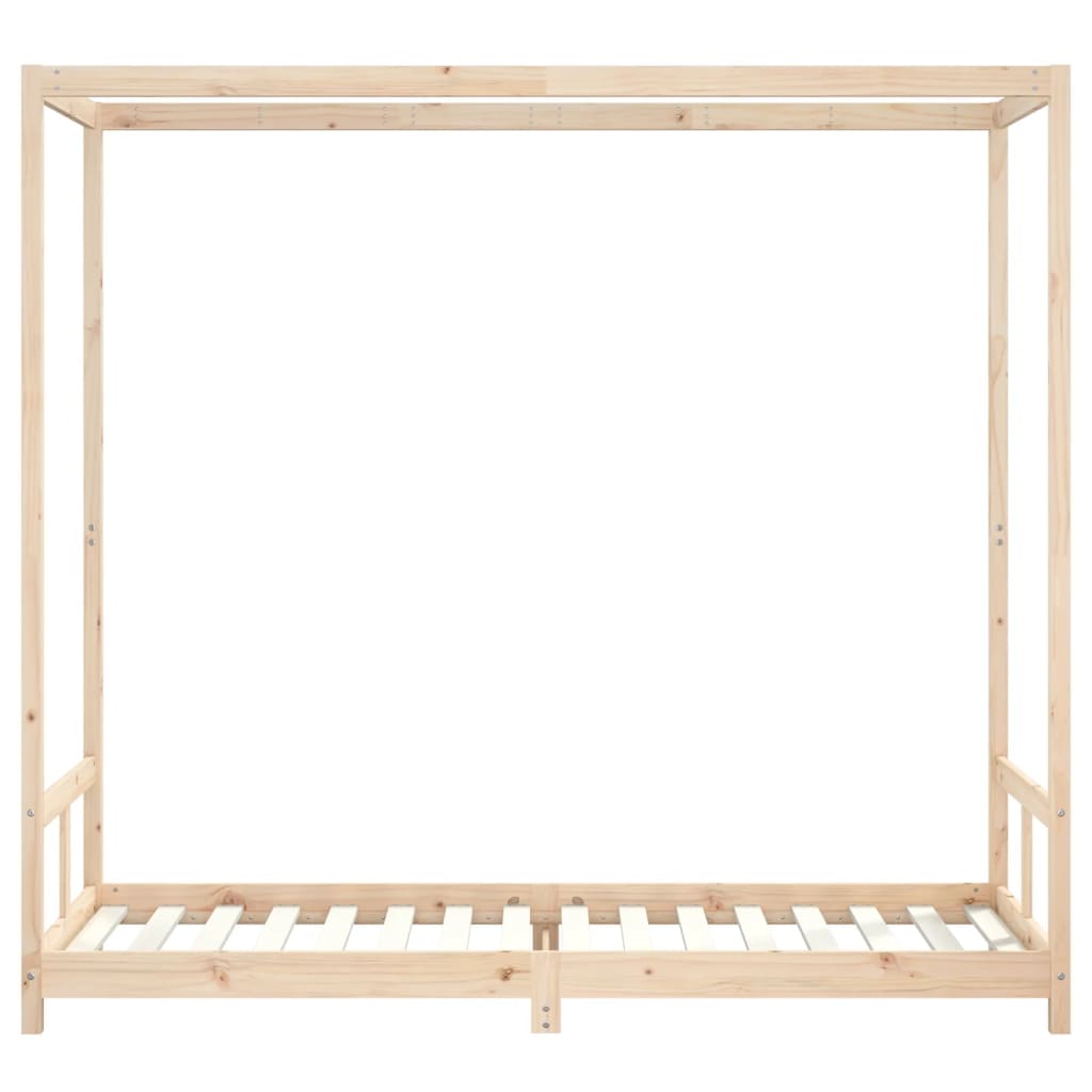vidaXL Cadru de pat pentru copii, 80x200 cm, lemn masiv de pin vidaXL Cadru de pat pentru copii, 80x200 cm, lemn masiv de pin