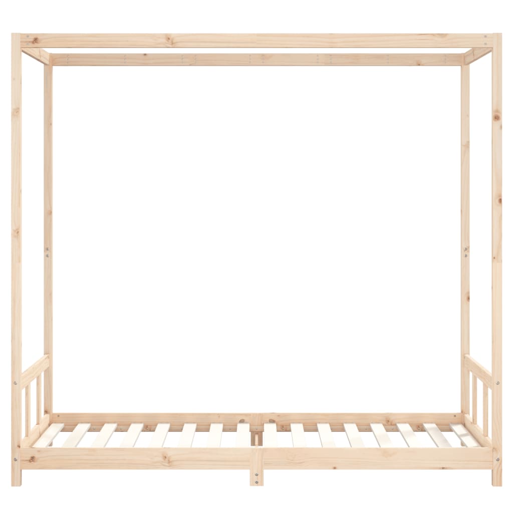 vidaXL Cadru pat pentru copii, 90x200 cm, lemn masiv de pin vidaXL Cadru pat pentru copii, 90x200 cm, lemn masiv de pin