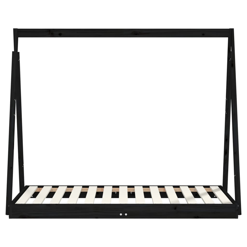 vidaXL Cadru de pat pentru copii, 70x140 cm, lemn masiv de pin vidaXL Cadru de pat pentru copii, 70x140 cm, lemn masiv de pin