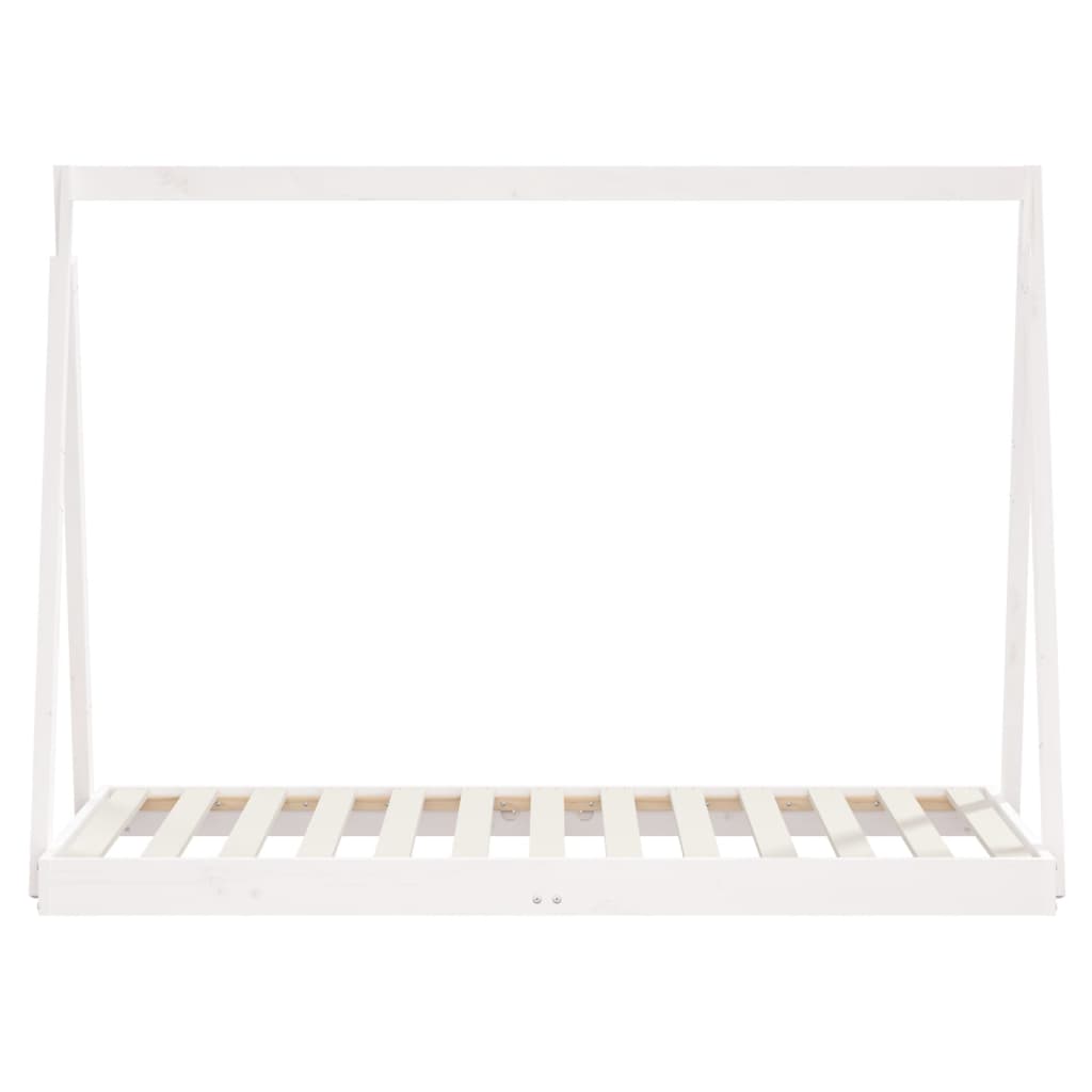 vidaXL Cadru de pat pentru copii, 80x160 cm, lemn masiv de pin vidaXL Cadru de pat pentru copii, 80x160 cm, lemn masiv de pin