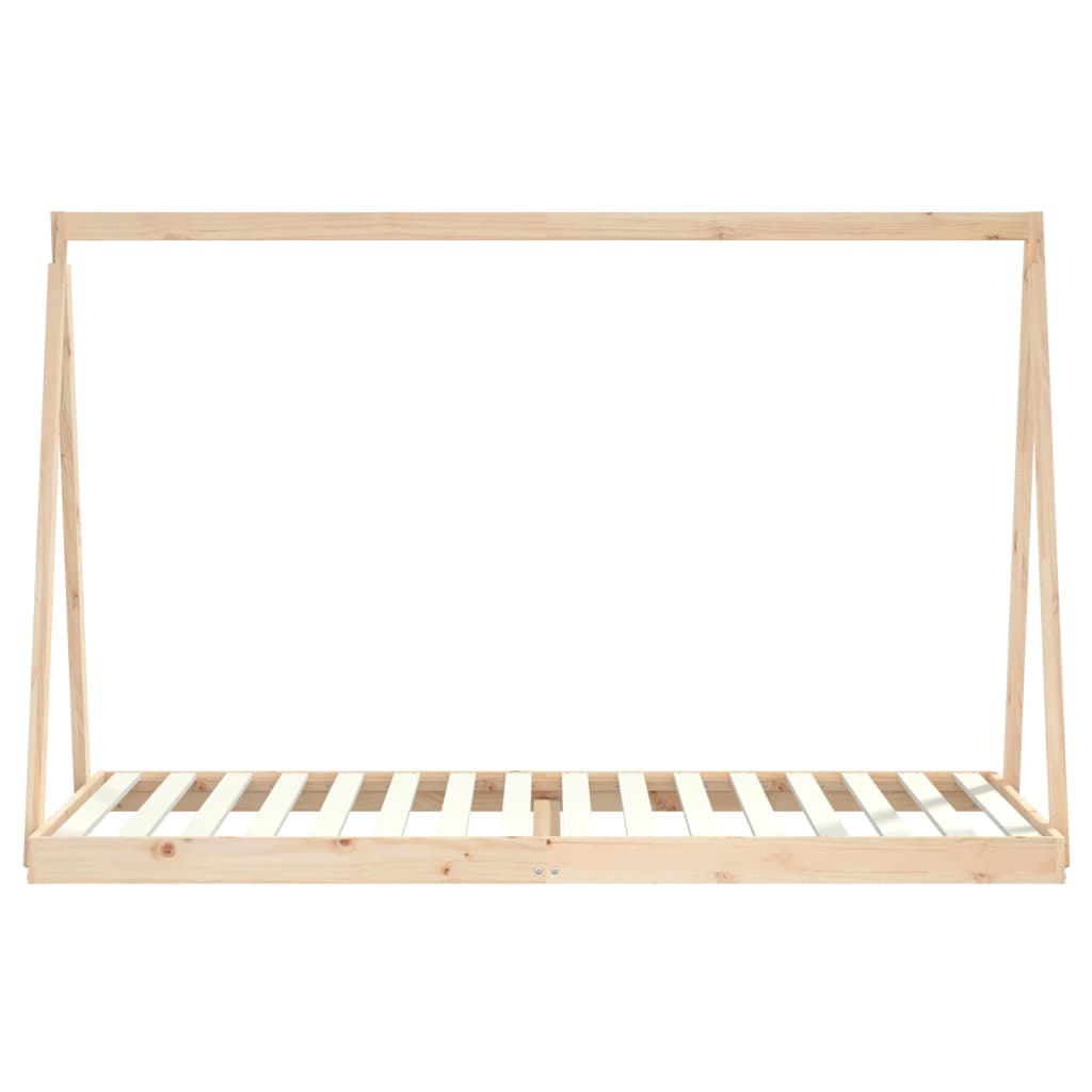 vidaXL Cadru pat pentru copii, 90x200 cm, lemn masiv de pin vidaXL Cadru pat pentru copii, 90x200 cm, lemn masiv de pin