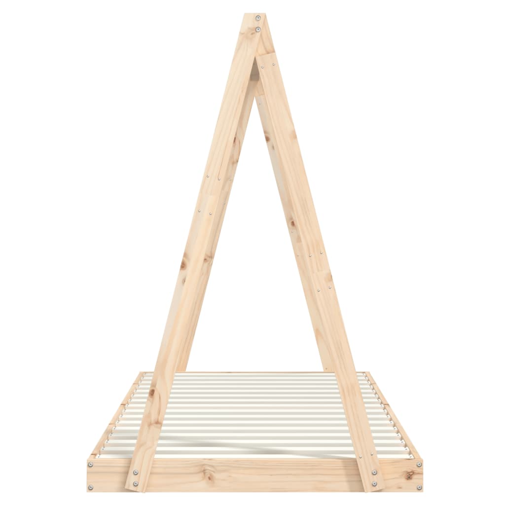 vidaXL Cadru pat pentru copii, 90x200 cm, lemn masiv de pin vidaXL Cadru pat pentru copii, 90x200 cm, lemn masiv de pin