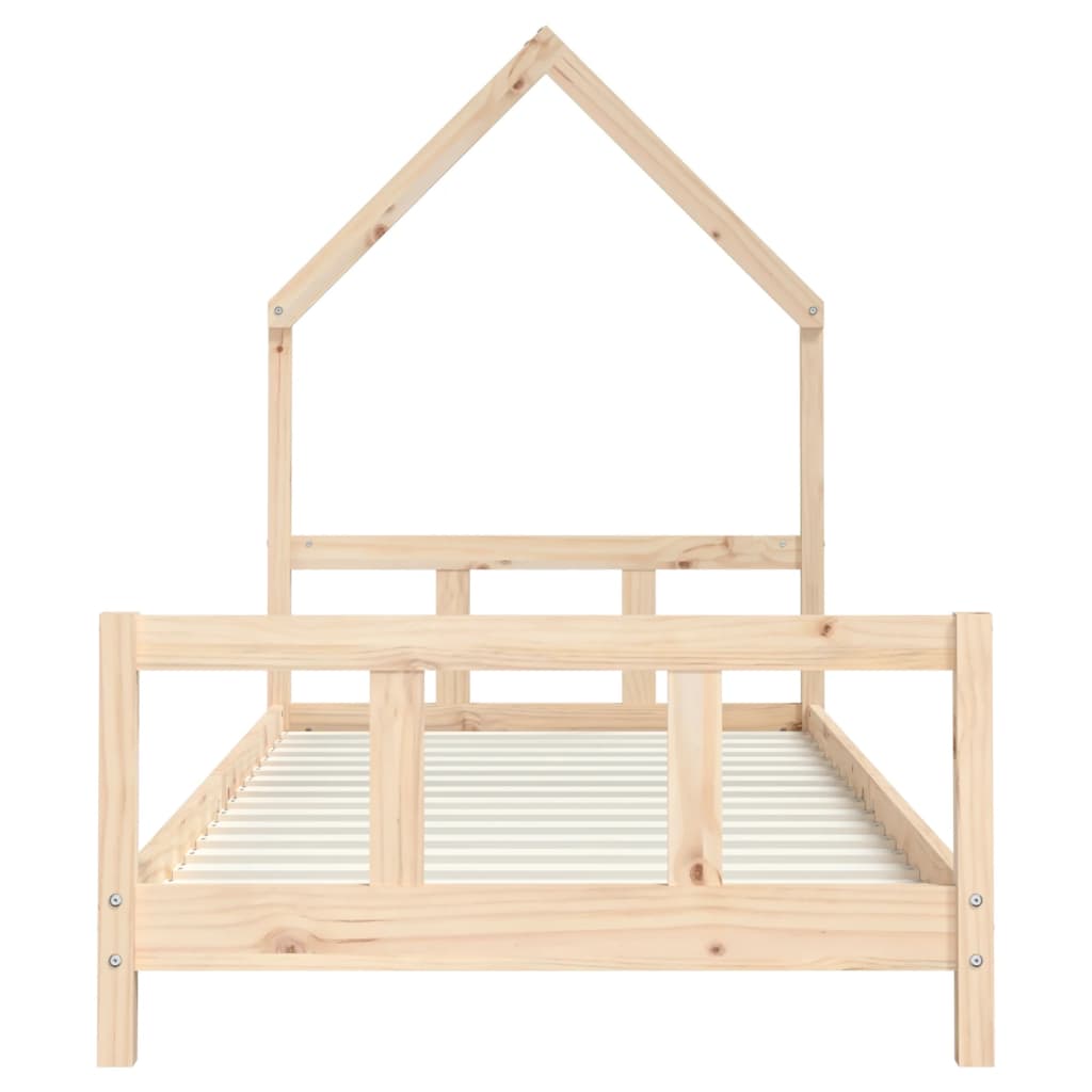 vidaXL Cadru de pat pentru copii, 90x190 cm, lemn masiv de pin vidaXL Cadru de pat pentru copii, 90x190 cm, lemn masiv de pin