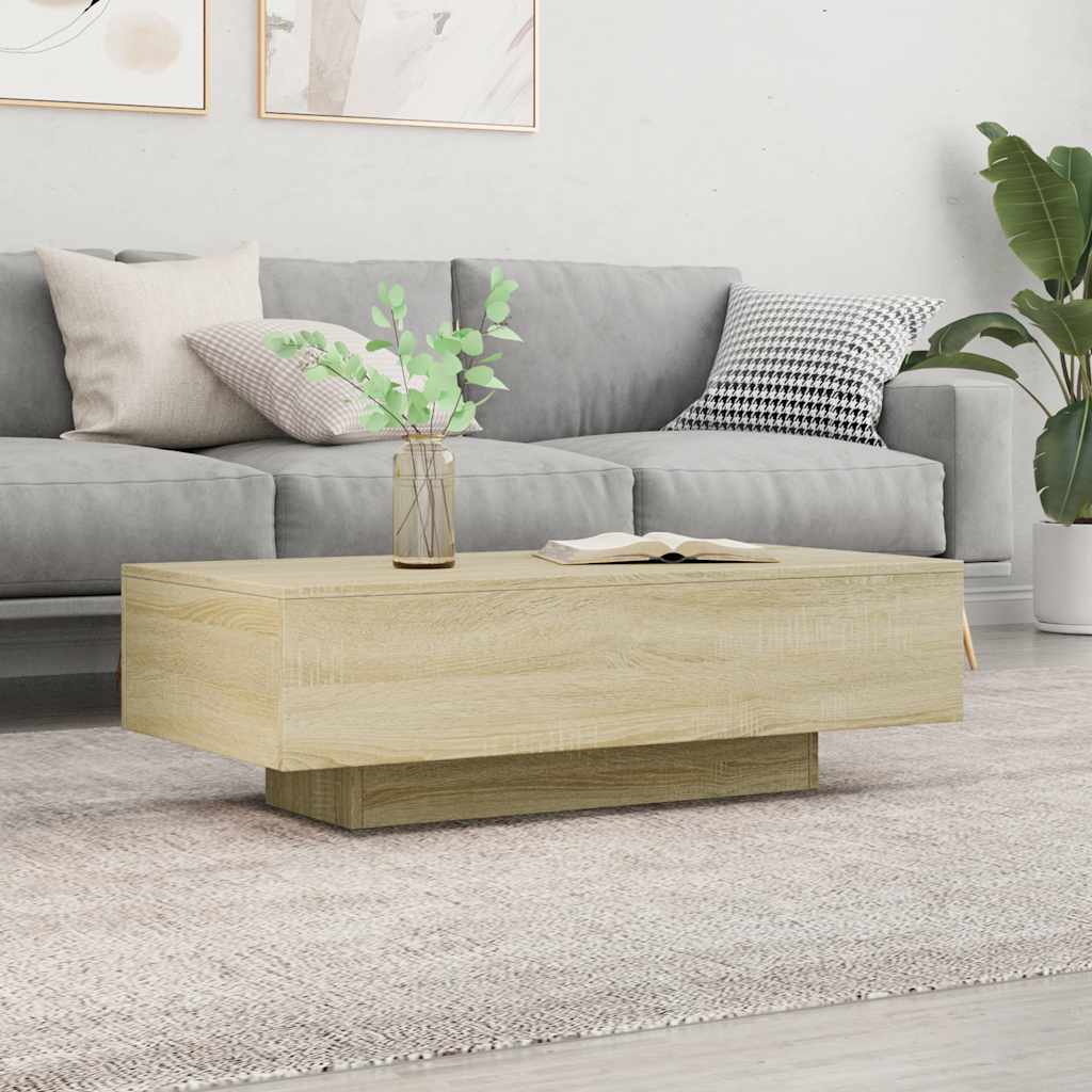 vidaXL Măsuță de cafea, stejar sonoma, 100x49,5x31 cm, lemn prelucrat vidaXL Măsuță de cafea, stejar sonoma, 100x49,5x31 cm, lemn prelucrat