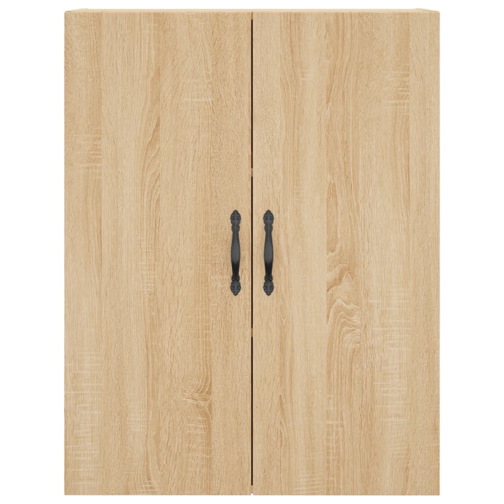 vidaXL Dulap TV pe perete stejar sonoma, 69,5x34x90 cm, lemn prelucrat