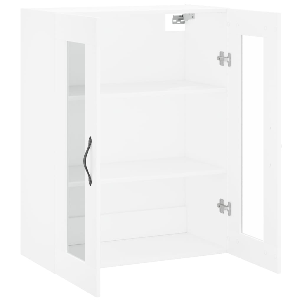 vidaXL Dulap montat pe perete, alb, 69,5x34x90 cm, lemn prelucrat