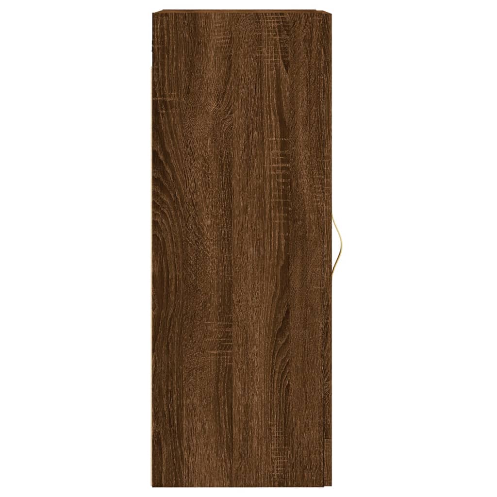 vidaXL Dulap de perete, maro stejar, 34,5x34x90 cm, lemn prelucrat