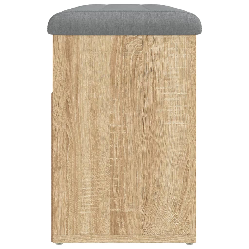 vidaXL Bancă de pantofi stejar sonoma 82x32x45,5 cm lemn prelucrat vidaXL Bancă de pantofi stejar sonoma 82x32x45,5 cm lemn prelucrat