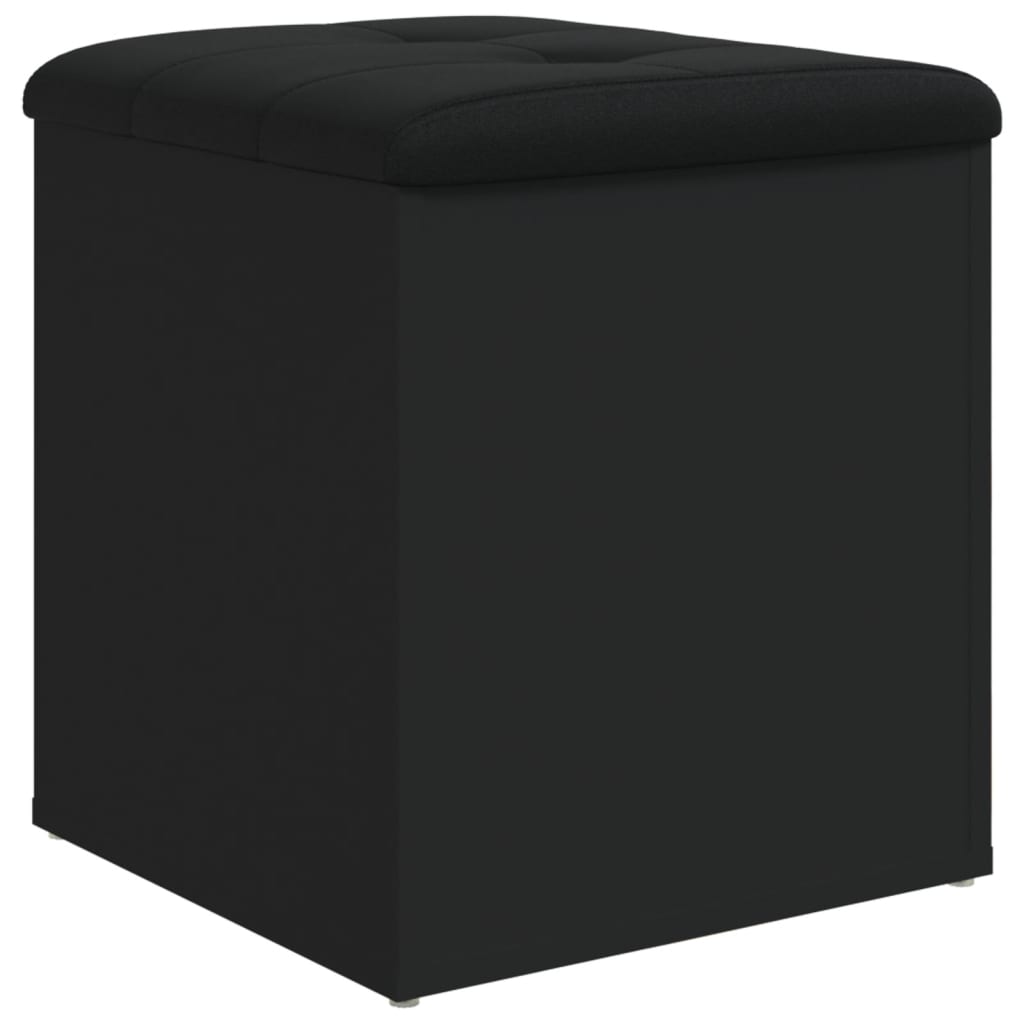 vidaXL Bancă de pantofi, negru, 42x42x45 cm, lemn prelucrat vidaXL Bancă de pantofi, negru, 42x42x45 cm, lemn prelucrat