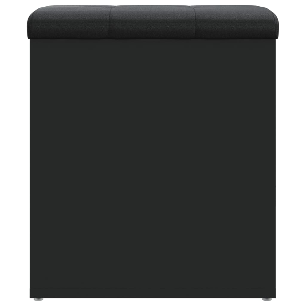 vidaXL Bancă de pantofi, negru, 42x42x45 cm, lemn prelucrat vidaXL Bancă de pantofi, negru, 42x42x45 cm, lemn prelucrat