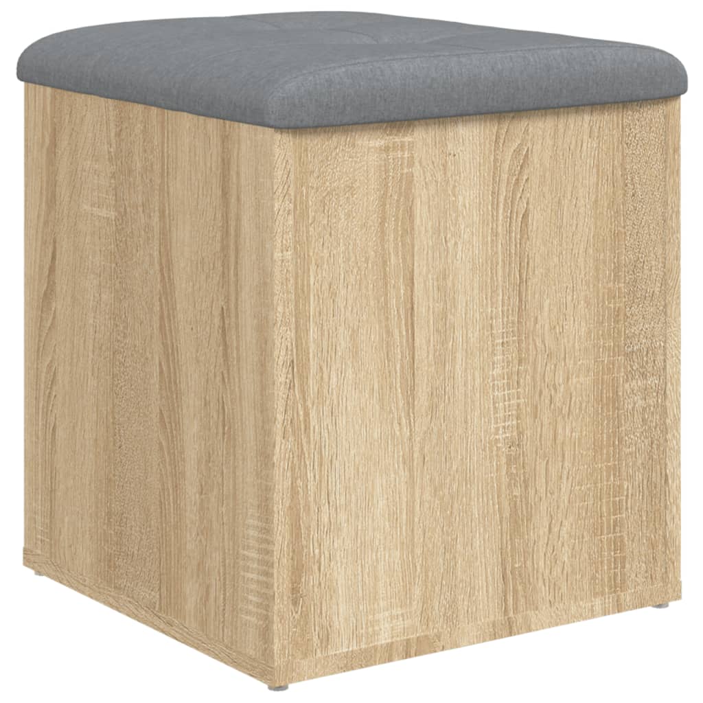 vidaXL Bancă de depozitare, stejar sonoma, 42x42x45 cm, lemn prelucrat vidaXL Bancă de depozitare, stejar sonoma, 42x42x45 cm, lemn prelucrat