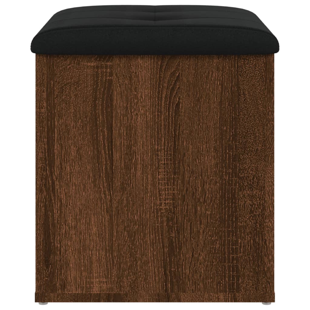 vidaXL Bancă de depozitare, stejar maro, 42x42x45 cm, lemn prelucrat vidaXL Bancă de depozitare, stejar maro, 42x42x45 cm, lemn prelucrat