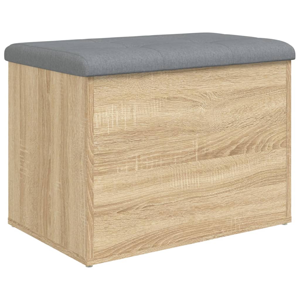 vidaXL Bancă de depozitare, stejar sonoma, 62x42x45 cm, lemn prelucrat vidaXL Bancă de depozitare, stejar sonoma, 62x42x45 cm, lemn prelucrat