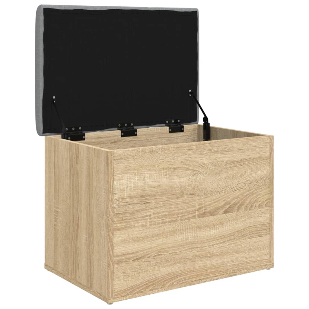 vidaXL Bancă de depozitare, stejar sonoma, 62x42x45 cm, lemn prelucrat vidaXL Bancă de depozitare, stejar sonoma, 62x42x45 cm, lemn prelucrat