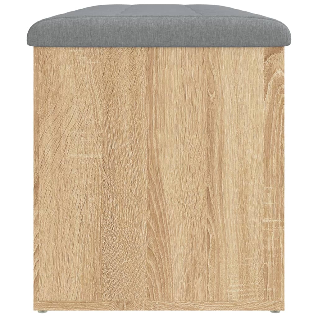 vidaXL Bancă de depozitare stejar sonoma, 102x42x45 cm, lemn prelucrat vidaXL Bancă de depozitare stejar sonoma, 102x42x45 cm, lemn prelucrat