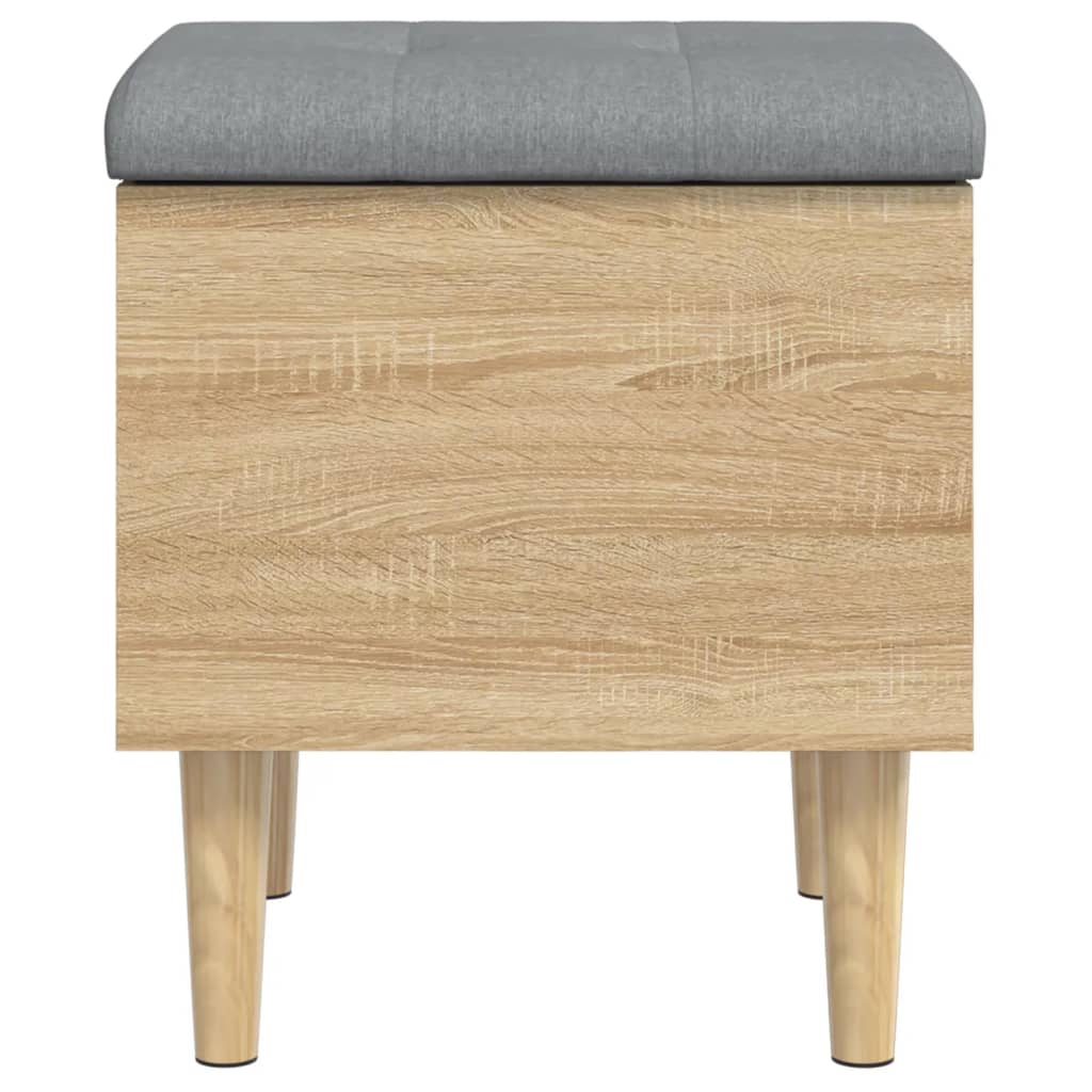 vidaXL Bancă de depozitare, stejar sonoma, 42x42x46 cm, lemn prelucrat vidaXL Bancă de depozitare, stejar sonoma, 42x42x46 cm, lemn prelucrat