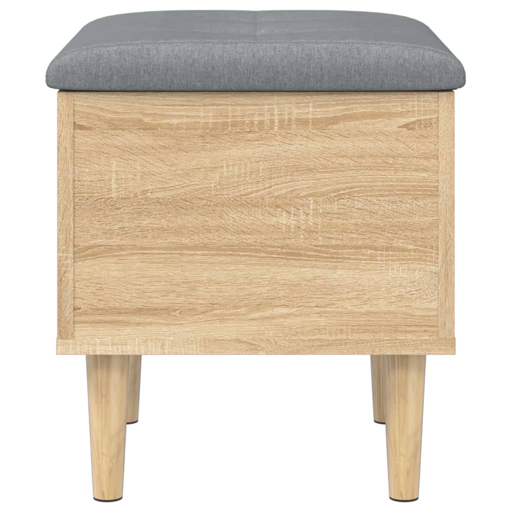 vidaXL Bancă de depozitare, stejar sonoma, 42x42x46 cm, lemn prelucrat vidaXL Bancă de depozitare, stejar sonoma, 42x42x46 cm, lemn prelucrat