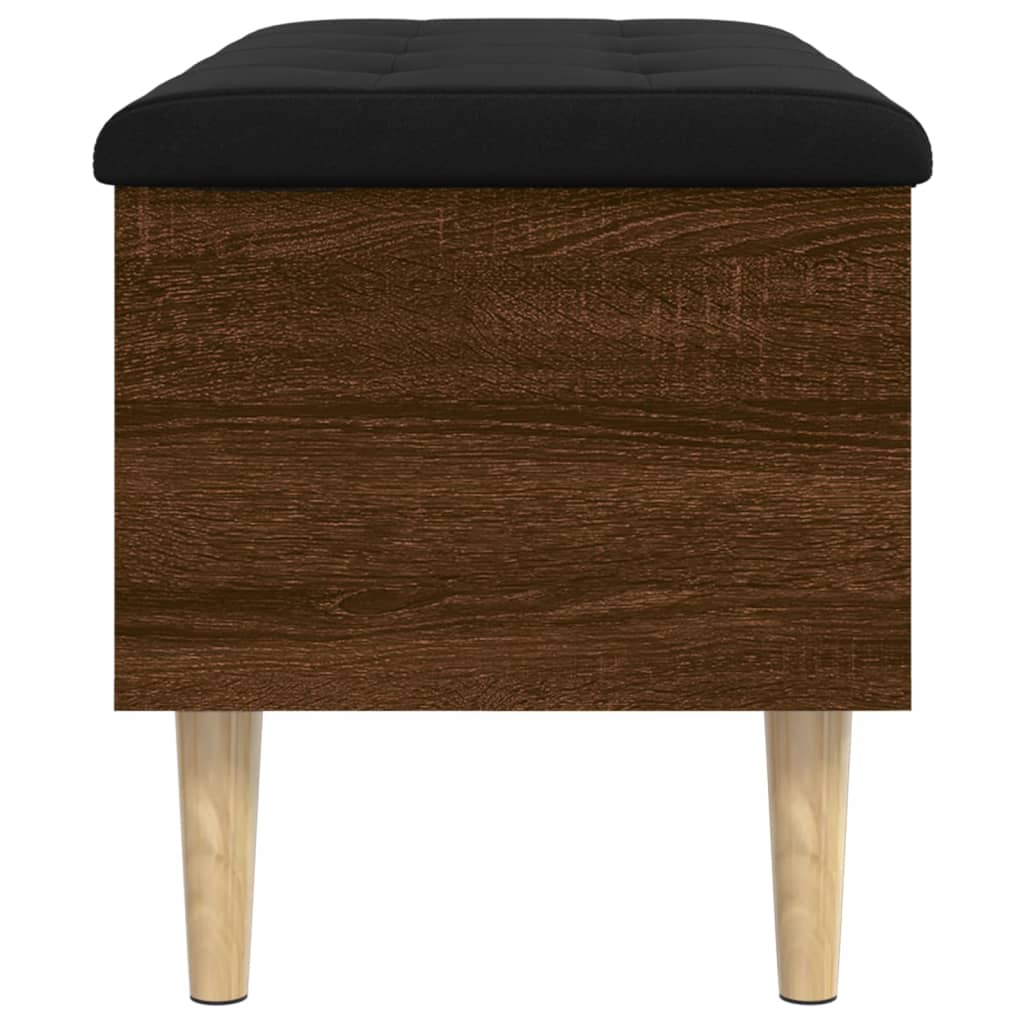 vidaXL Bancă de depozitare, stejar maro, 82x42x46 cm, lemn prelucrat