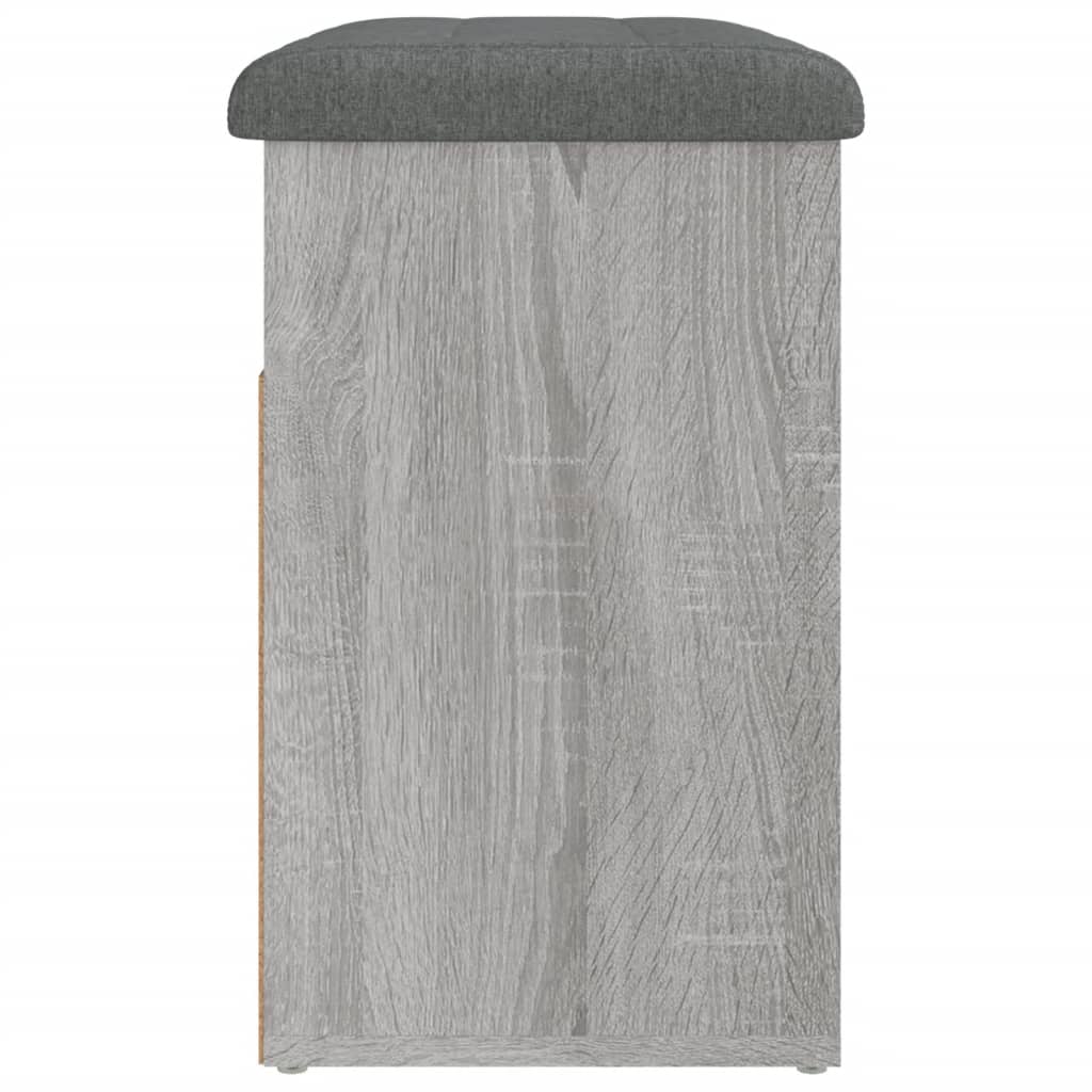 vidaXL Bancă de pantofi, gri sonoma, 62x32x50 cm, lemn prelucrat vidaXL Bancă de pantofi, gri sonoma, 62x32x50 cm, lemn prelucrat