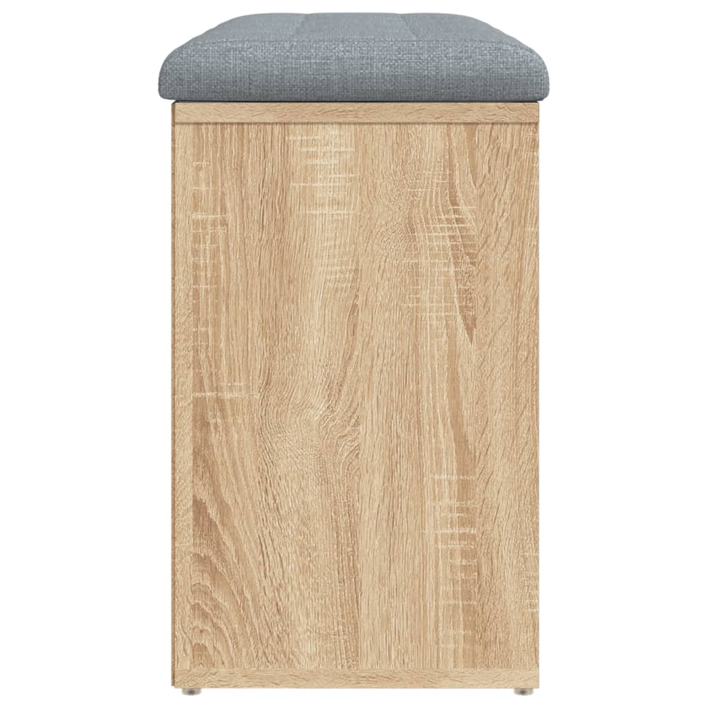 vidaXL Bancă pentru pantofi stejar sonoma 82x32x50 cm lemn prelucrat