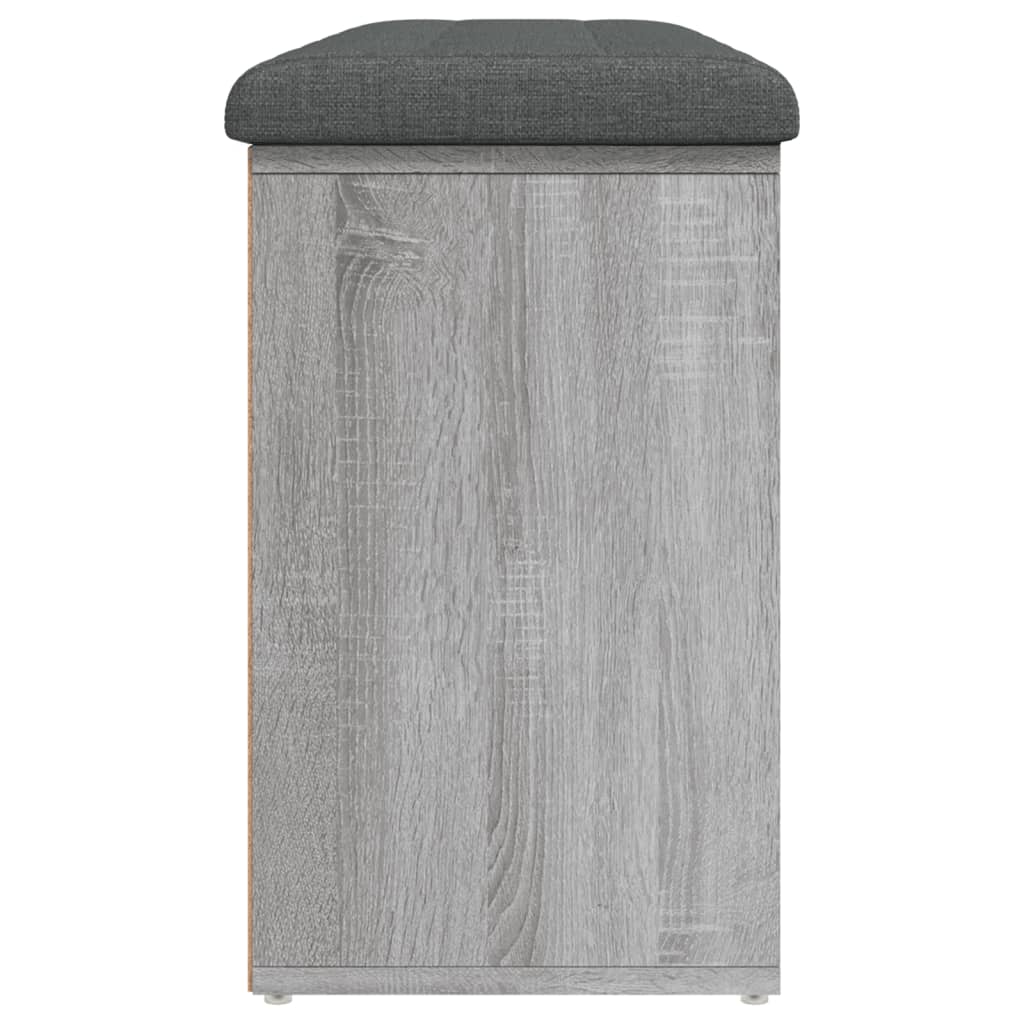 vidaXL Bancă de pantofi, gri sonoma, 102x32x50 cm, lemn prelucrat vidaXL Bancă de pantofi, gri sonoma, 102x32x50 cm, lemn prelucrat