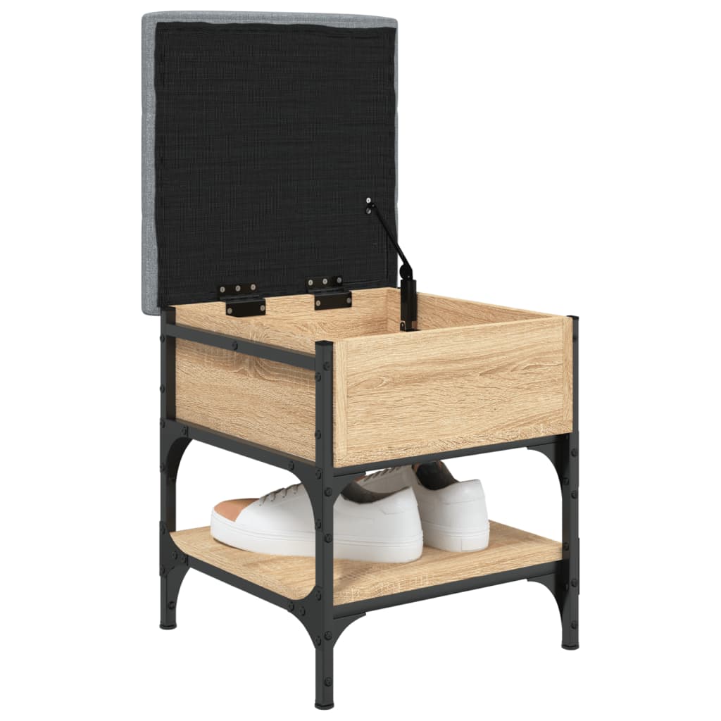 vidaXL Bancă pentru pantofi stejar sonoma 42x42x45 cm lemn prelucrat vidaXL Bancă pentru pantofi stejar sonoma 42x42x45 cm lemn prelucrat
