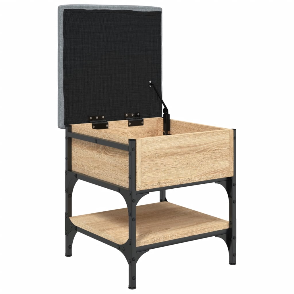 vidaXL Bancă pentru pantofi stejar sonoma 42x42x45 cm lemn prelucrat vidaXL Bancă pentru pantofi stejar sonoma 42x42x45 cm lemn prelucrat