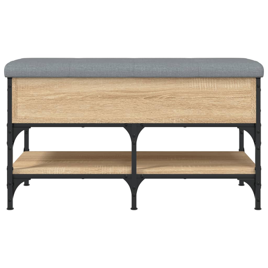 vidaXL Bancă pentru pantofi stejar sonoma 82x42x45 cm lemn prelucrat