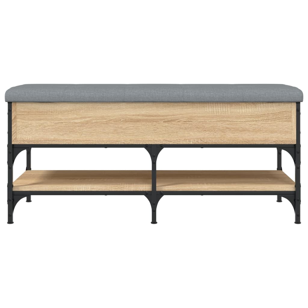 vidaXL Bancă pentru pantofi stejar sonoma 102x42x45 cm lemn prelucrat